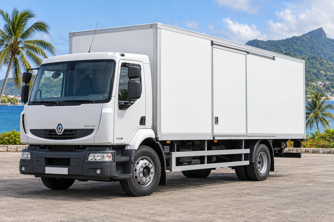Renault Midlum 300 dXi — Fourgon sec 17 palettes