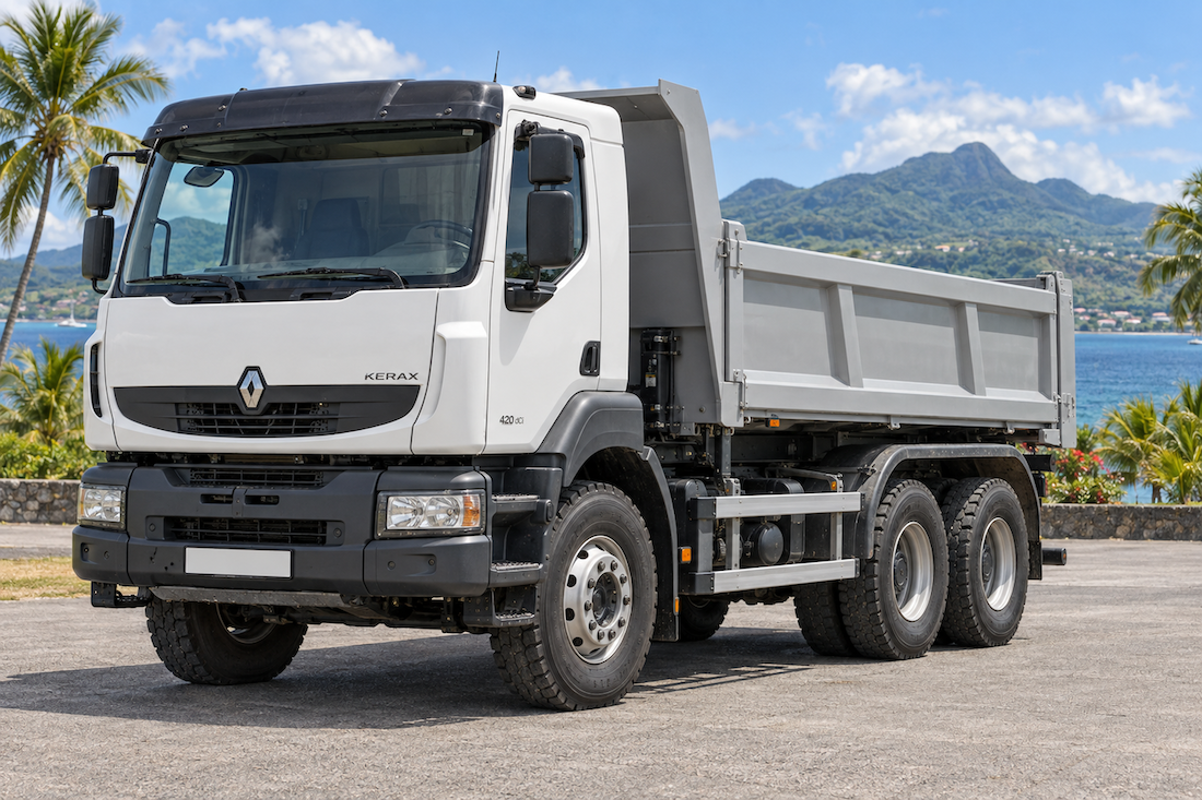 Renault Kerax 420 dCi 6x4 — Benne enrochement